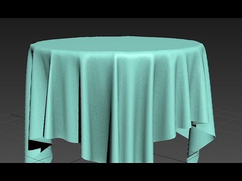3DS MAX TUTORIAL / CLOTH MODIFIER / TABLECLOTH
