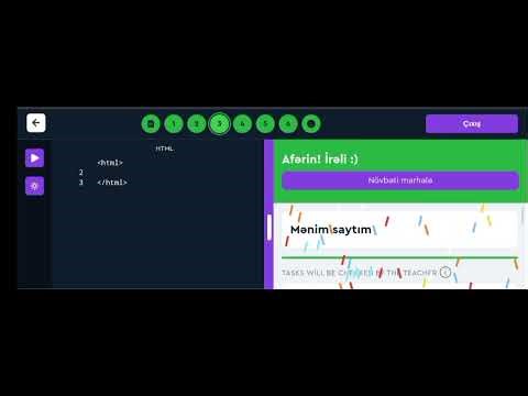 8-ci sinif Rəqəmsal - Modul 3. Dərs 3 (Obyektin informasiya modeli olaraq veb-səhifə)