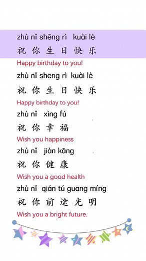 Happy Birthday Song in Chinese: Sing Along in Mandarin