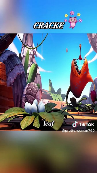 The ostrich caried its eggs to pile of leaves as soon as it sat down a man eating plant shot up from underneath.#foryou #fyp #cartoon #funnyvideos #movie