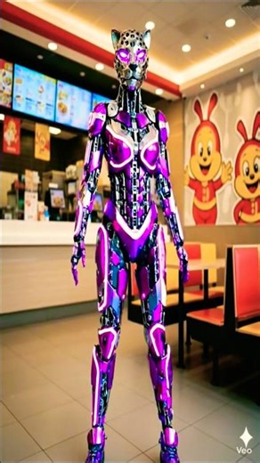 Filipina Woman #transformation #cyborg #cyborggirl #egirl #robot #jollibee #cute #kawaii ##funny #ai