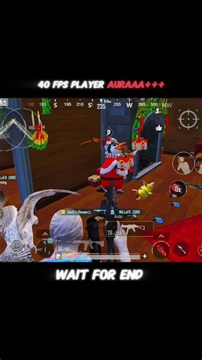 40 FPS Player Auraaa+++ 💀 | #bgmi #shortsfeed