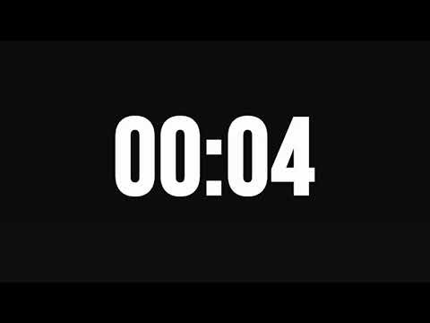 10 Second Digital Countdown Timer | 4K Countdown from 10 to 0