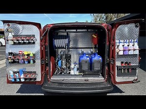 H2O Custom Fits My Van setup With Top Of The Line Mobile Auto Detailing Equipment. Full Tour!