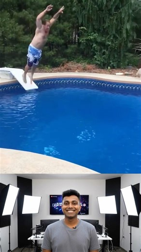 Pool Fails: Expectation vs. Reality! 😂 #shorts #funny