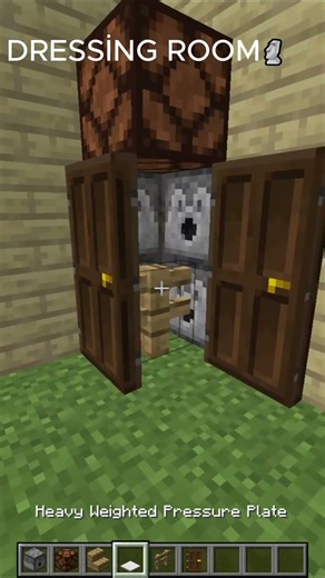 Dressing room 🗿 #minecraft #minecraftshorts #minecraftbuilding