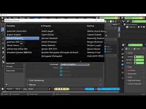 Blender 3.X Cómo poner Tooltips Español e interfaz en inglés "CONFIGURACIÓN DE TRADUCCIÓN UNIVERSAL"