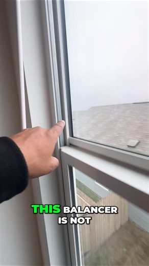 Rafael Diaz on Instagram: "This balancer is damaged. When it goes out, the whole window will slam down. Get it fixed before it's too late! #WindowRepair #HomeMaintenance #DIYFix #HomeImprovement #SafetyFirst"