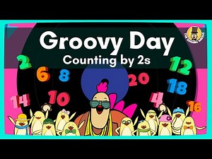 Groovy Day (Counting by 2s) | Counting Song for Kids | The Singing Walrus - Videos For Kids