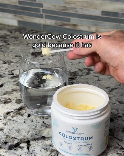 Whats in WonderCow whole colostrum? 🛡️ Rich in Immunoglobulins (IgGs): Elevates immune defense with high antibody levels. 🦠 Contains Lactoferrin: Enhances immune health with its antimicrobial and anti-inflammatory effects. 💪 Growth Factors: IGF-1 and IGF-2 promote tissue repair and healthy growth. 🧬 Proline-Rich Polypeptides (PRPs): Modulate the immune system and ease autoimmune symptoms. 🌟 High in Nutrients: Loaded with vitamins, minerals, proteins, fats, and carbohydrates. 🧠 Milk Fat Glo