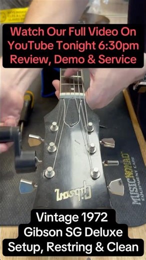 Vintage 1972 Gibson SG Deluxe 🔥 Full Setup & Restring”