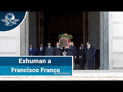 Así fue la exhumación del dictador Francisco Franco a 44 años de su muerte