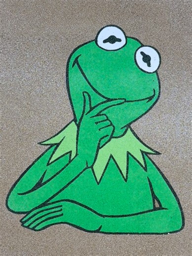 Kermit The Frog Muppet Sesame Street #muppet #sesamestreet #kermit #animation #cartoon