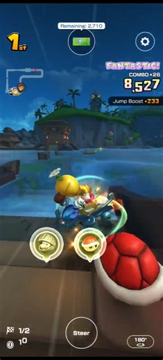 not today red shell, not today... #mariokarttour