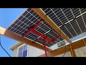 DIY solar off grid ground mount
