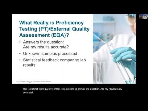 Lab Management: Value of Accreditation and Proficiency Testing