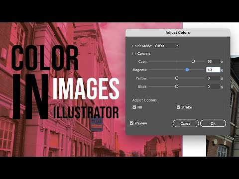 How to Change Image Color In Illustrator | Tutorial | Graphicxtras
