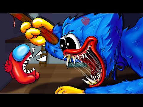 어몽어스 | Among Us VS Huggy Wuggy (Poppy Playtime) | Among Us Animation