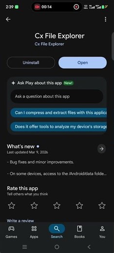 Download CX File Explorer from Play Store & Give Permissions (Step-by-Step) 📱