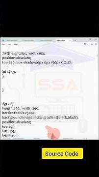 Draw Solar Eclipse Using CSS|Tip #221 | #education #btechstudies #trending #viralvideo #ytshorts