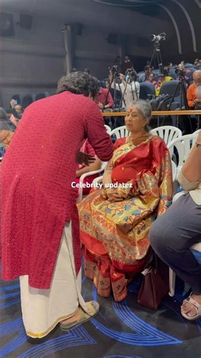 Racha Ravi with senior actress Annapurnamma entry #annapoorna #racharavi
