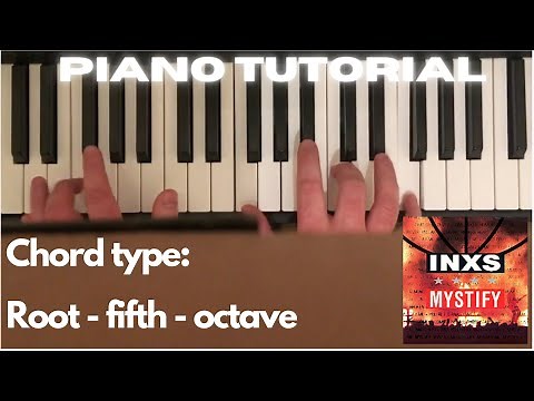 Mystify - INXS (piano tutorial)
