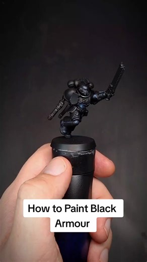 Black Armour Painting Tutorial: Warhammer 40k & AOS