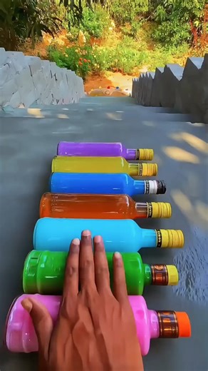 Crushing Crunchy & Soft Things ⚠️🔥 Breaking glass bottles #asmr #shorts #asmrsound #satisfyingvideo