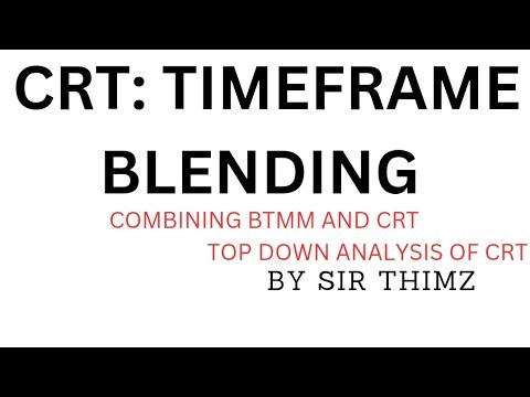 COMBINING CRT AND BTMM: TOP DOWN ANALYSIS OF 30 MIN CRT/ TIME FRAME BLENDING FOR 30 MIN CRT SETUPS