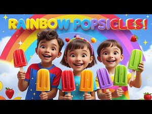✨ The Color Song! Rainbow Popsicles 🌈 | Nursery Rhymes & Kids Songs