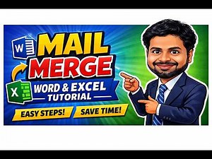 Mail Merge Tutorial | Connect Excel Data to Word Automatically