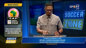 🗞️ 𝑺𝒐𝒄𝒄𝒆𝒓𝒛𝒐𝒏𝒆 📰 Visit sabcsport.com for breaking news! 🚨 LIVE 📺 SABC 1 🌐 sabc-plus.com #SABCSportFootball #Soccerzone | SABC Sport