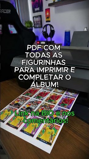 PDF com todas as figurinhas da copa 2026! 🏆 ⚽