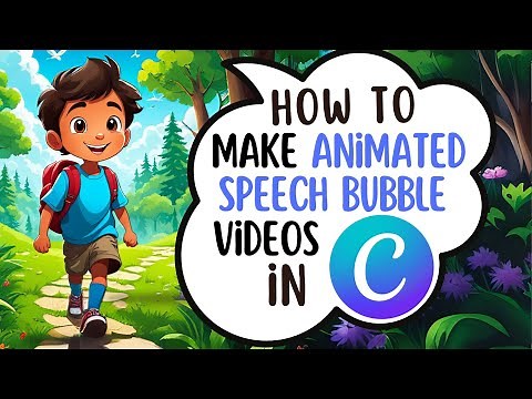 Make Animated Videos LIKE A PRO with Speech Bubbles in Canva!