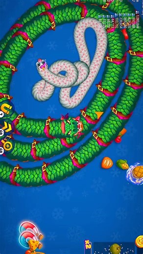 Wormszoneio magic gameplay! 😈🐍🥶#snakezone #wormszone #shortsfeed #foryou #shorts #viral #trending