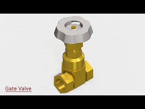 Gate Valve (Video Tutorial) Autodesk Inventor