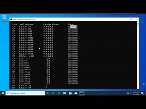 43 - The netstat and route print Command
