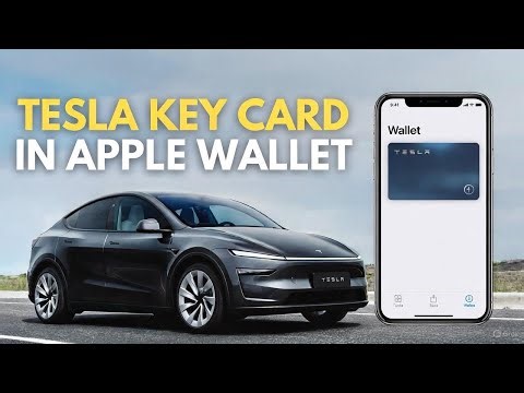 Is a new Tesla feature coming? Tesla Key Card support in Apple Wallet...