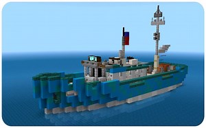 【Minecraft建筑教程】如何建造 Fishing boat -1_哔哩哔哩bilibili_我的世界