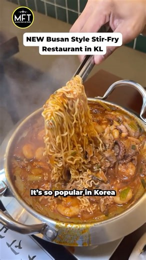 Malaysia Food & Travel on Instagram: "🇰🇷 Viral Korean Stir-Fry from Busan Is Finally in Malaysia! 🔥 One of South Korea’s most famous stir-fry spots has officially landed in Malaysia — and yes, it’s that popular. 👀 Featured on “You Quiz on the Block” and loved by Yoo Jae-Suk, this restaurant has 30 outlets in Korea, 4 in Japan, and now its first branch right here. Expect bold flavours, interactive dining, and legit Busan vibes from start to finish. 😋 🍲Here’s what you must try! Nak-Gop-Sae T