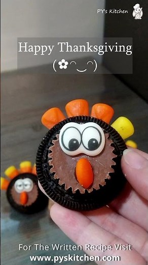 Make This Cute Thanksgiving Treat | Oreo Turkey
