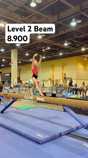 Level 2 Beam - 8.900. #gymnast #usagymnastics #balancebeam #gymnasticscompetition