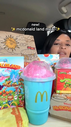 Sophie Saldana on Instagram: "Trying McDonald’s new mcdonaldland meal & new hello kitty ninja turtle happy meal toys✨ @mcdonalds #mcdonalds #mcdonaldland #happymeal #burger #fries #milkshake #shake #foodreview #foodie #food #hack #fastfood #fastfoodhack #mukbang #snackreview #foodstagram #reels #explore #fastfood"