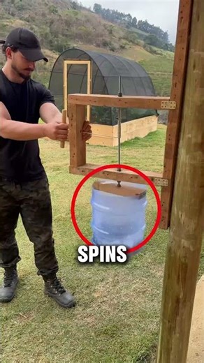 This Guy Built a Washing Machine With a Bike 😳 #diy #washingmachine #lifehacks