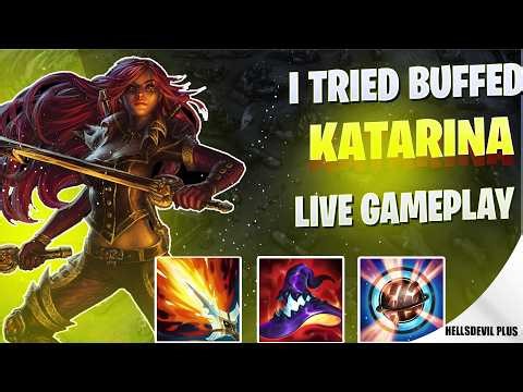 I Tried Buffed Katarina (She's INSANE!) - Wild Rift HellsDevil Plus Gameplay