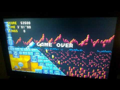 Creepy GAME OVER in Sonic CD