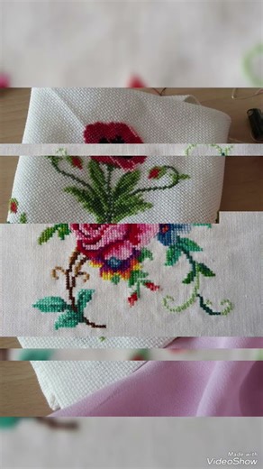 Amazing cross stitch flowers new pattern designs/ Stunning stitch