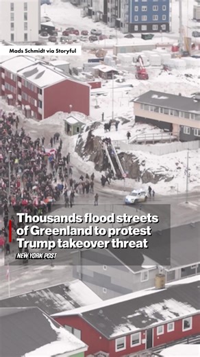 Greenland Protest Against Trump’s Arctic Takeover Threats