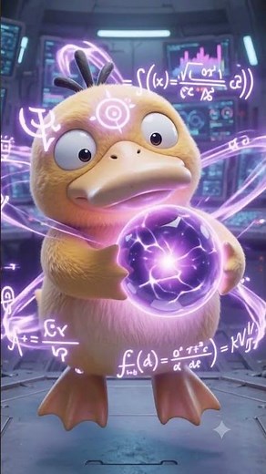 PSYDUCK LEARNED TOO MUCH 🧠🦆 #pokemon #3danimation #anime