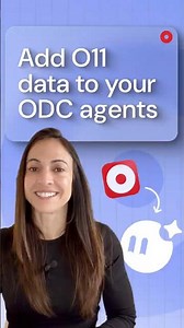 Use O11 Data in ODC AI Agents #short